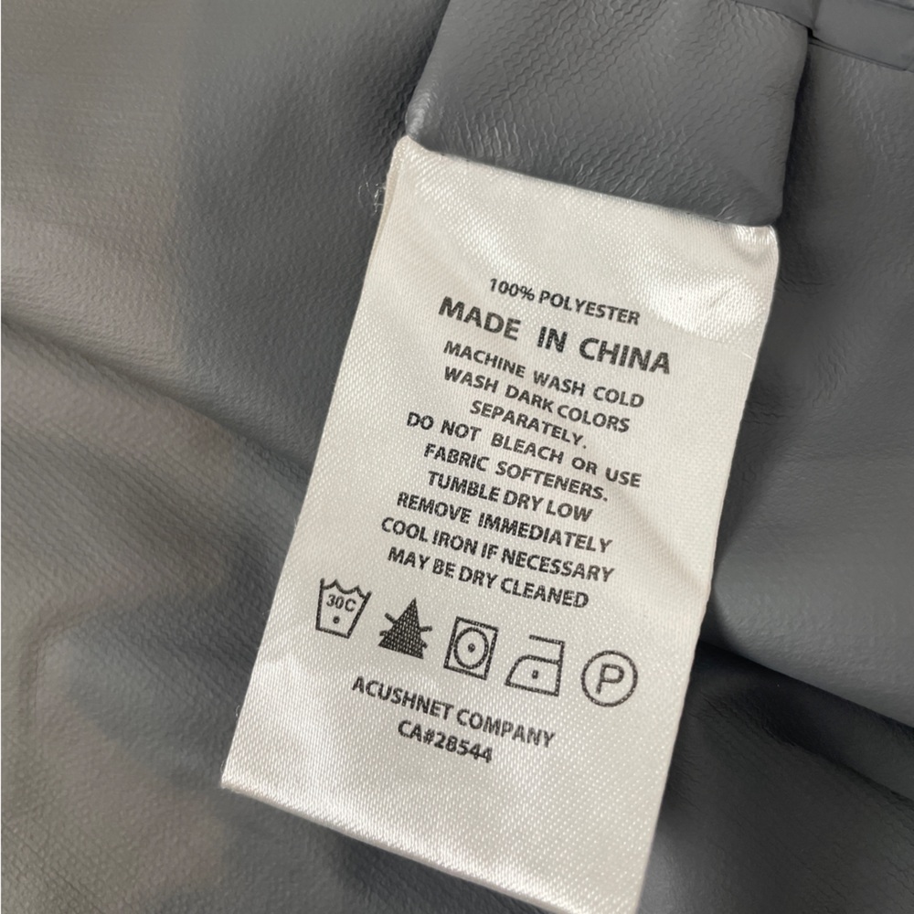 FootJoy Men's HydroLite ZIP Golf Rain Jacket WATERPROOF CHARCOAL HOUNDSTOOTH XL - Picture 6 of 16